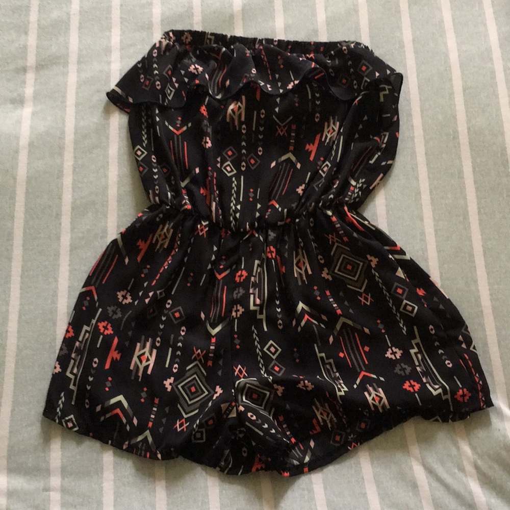 Aztec Print Romper